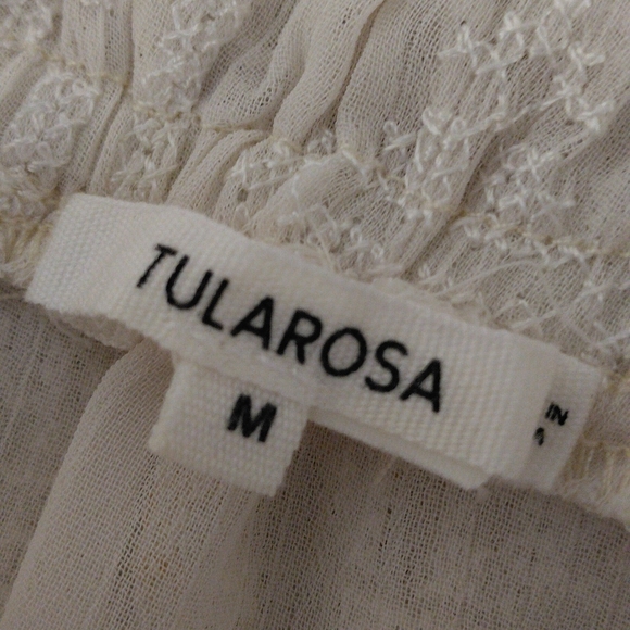 Tularosa Medium Cream Needle Point Midi Skirt - Picture 4 of 17
